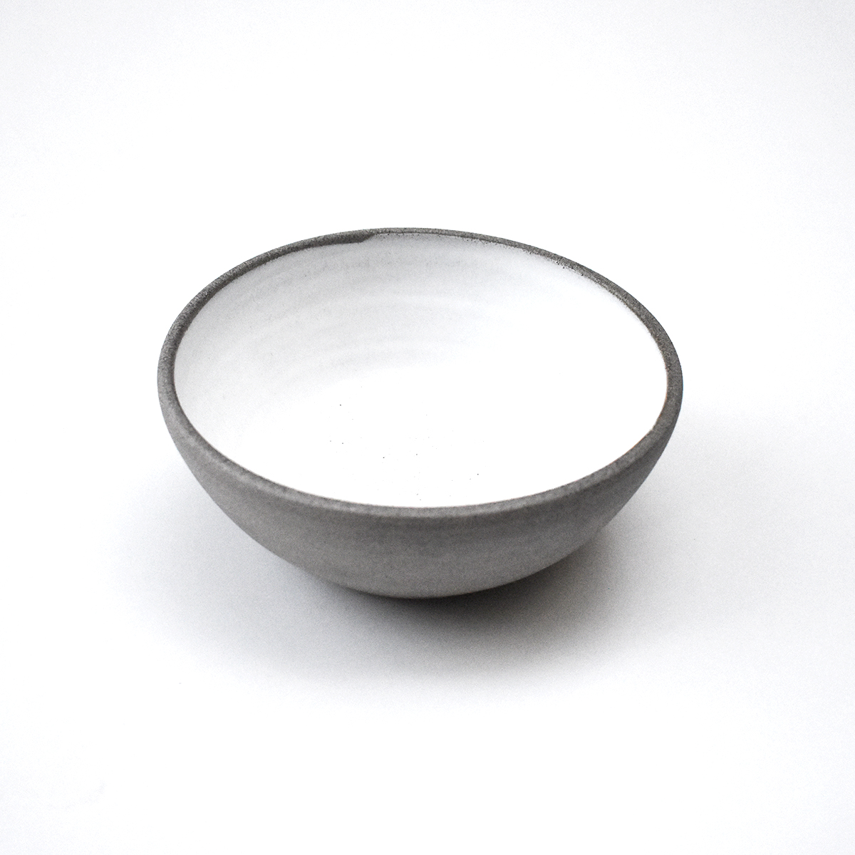 Bowl Gray - White