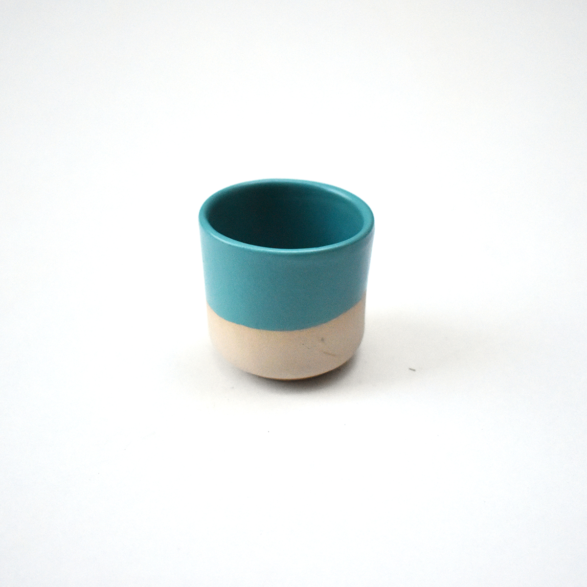 Mug Beige – Turquoise 
