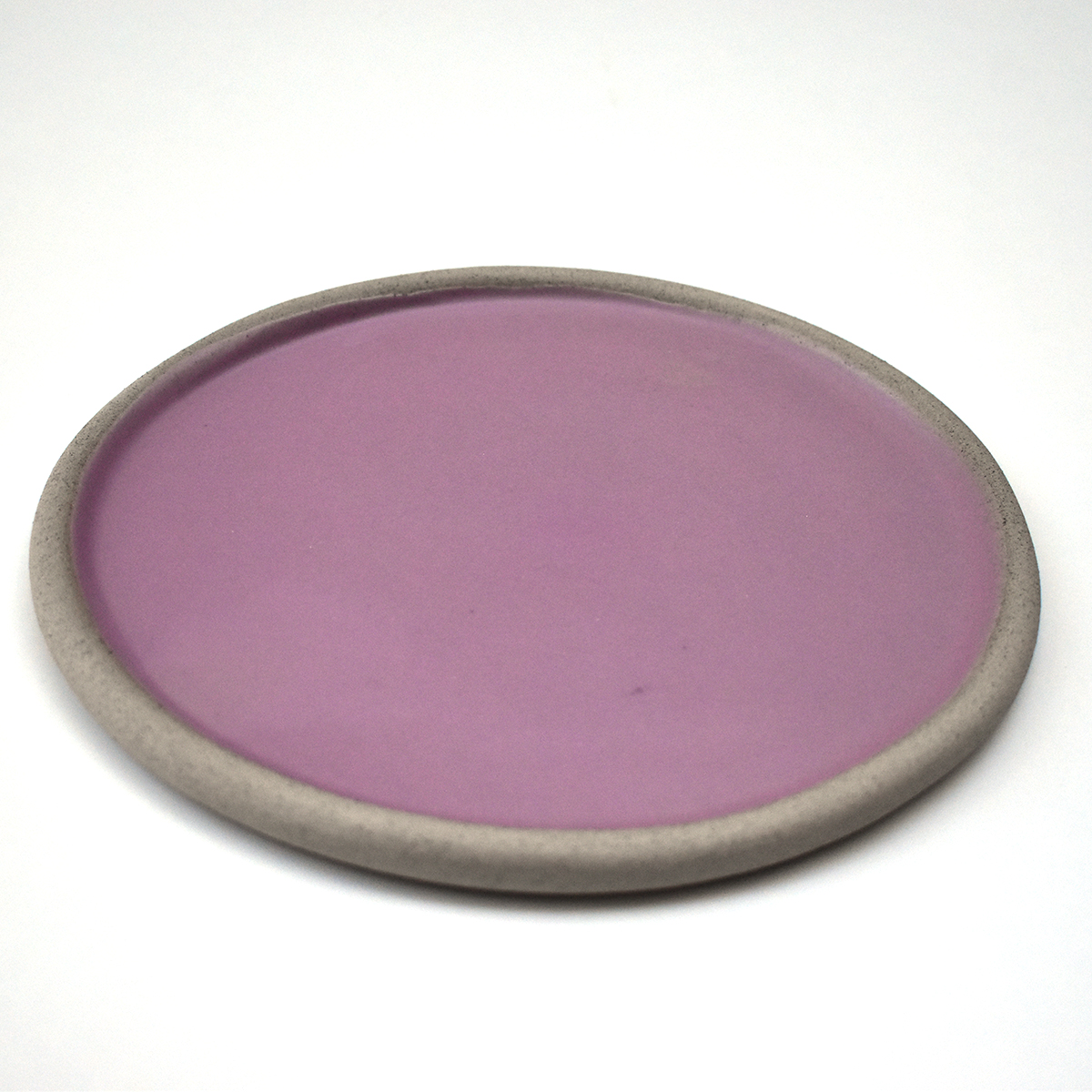 Plate Straight Gray-Pink