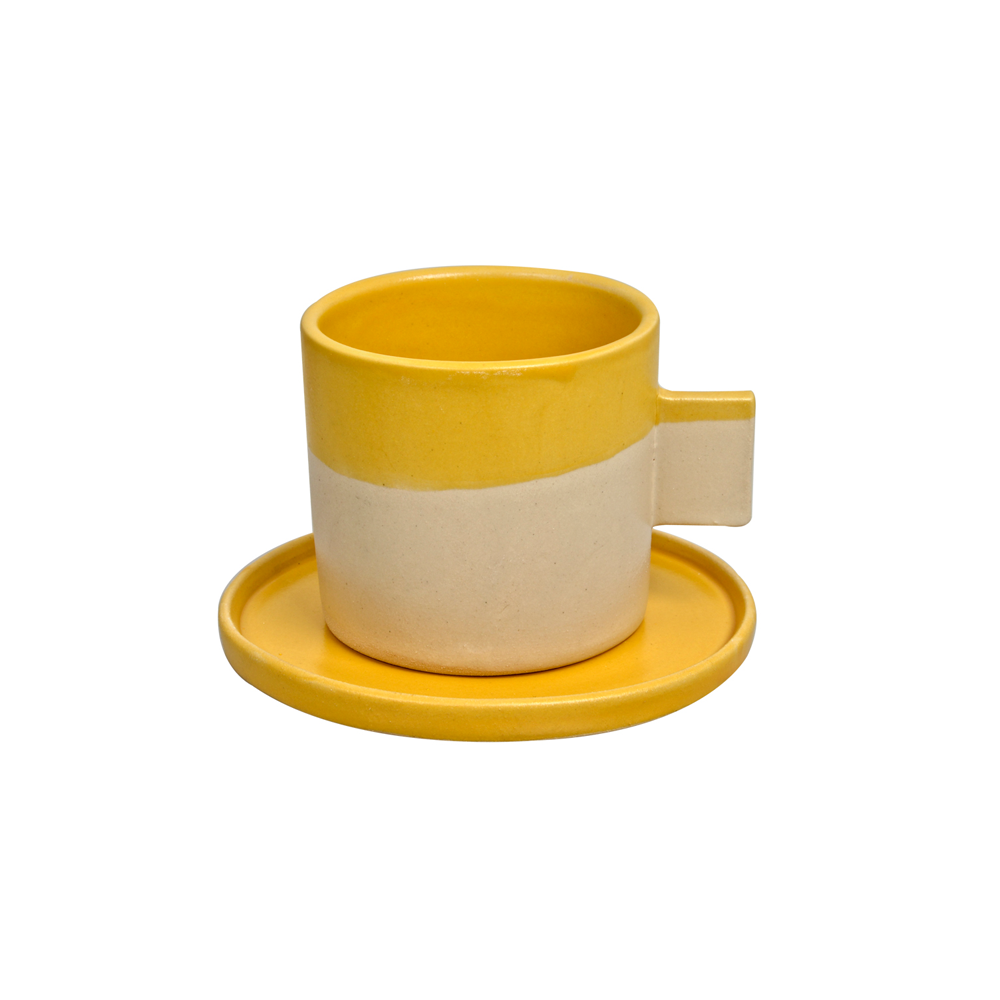 Beige-Yellow Mugs