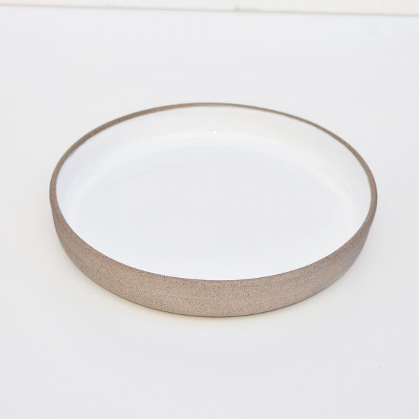 Deep Plate 23cm Grey-White Gloss