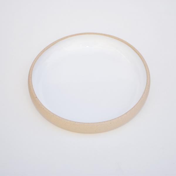 Deep Plate Coupe 22cm Beige-White Gloss