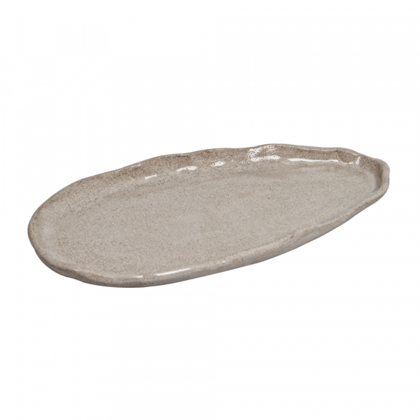 Deep Plate Oval Gray