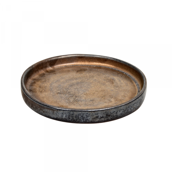 Food Plate Bronze-Gold