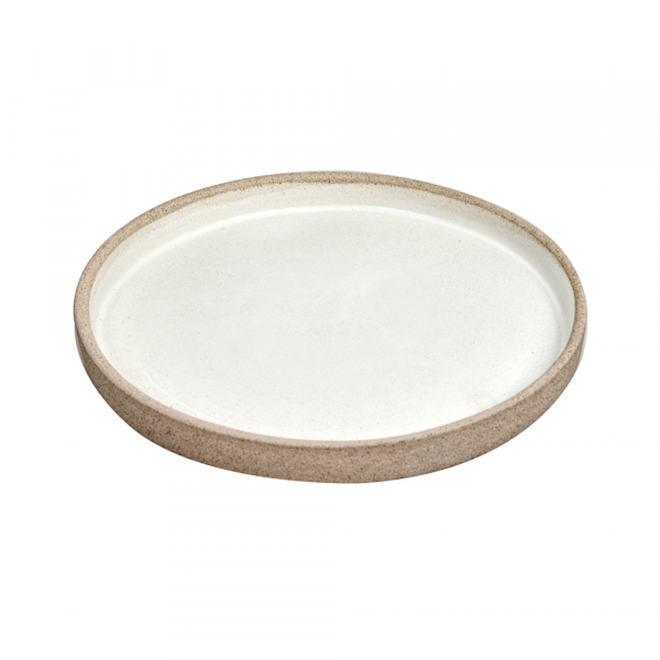 Food Plate Gray-White