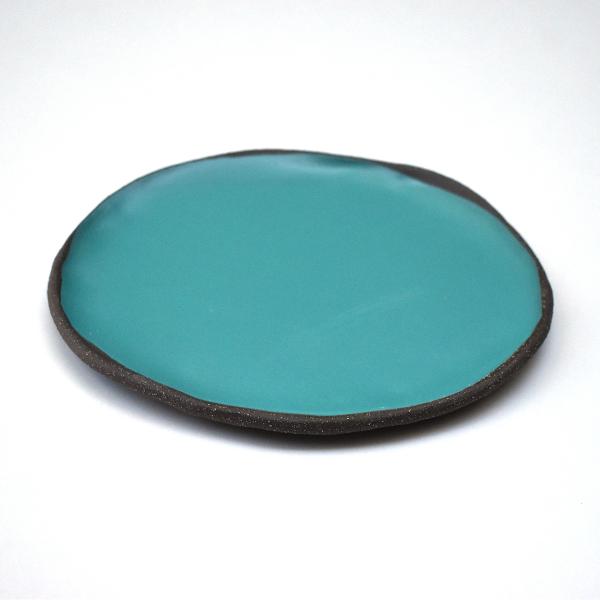 Plate Black-Turquoise