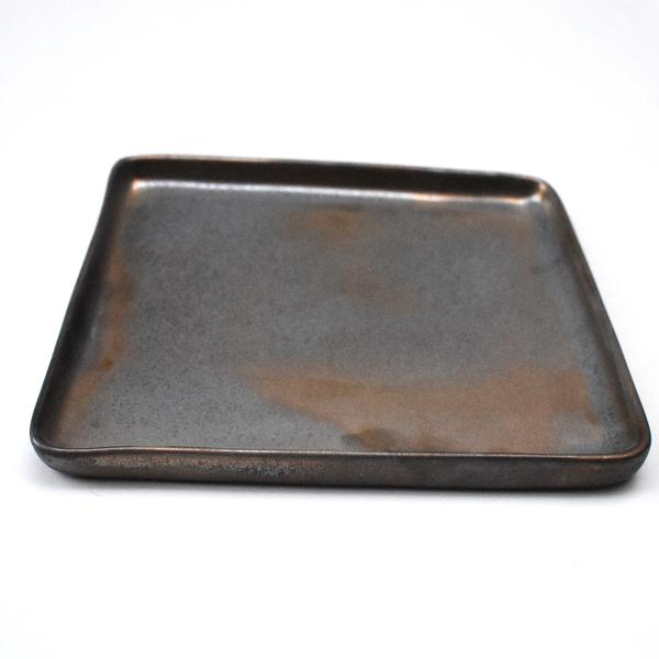 Plate Square Tray Gold-Bronze